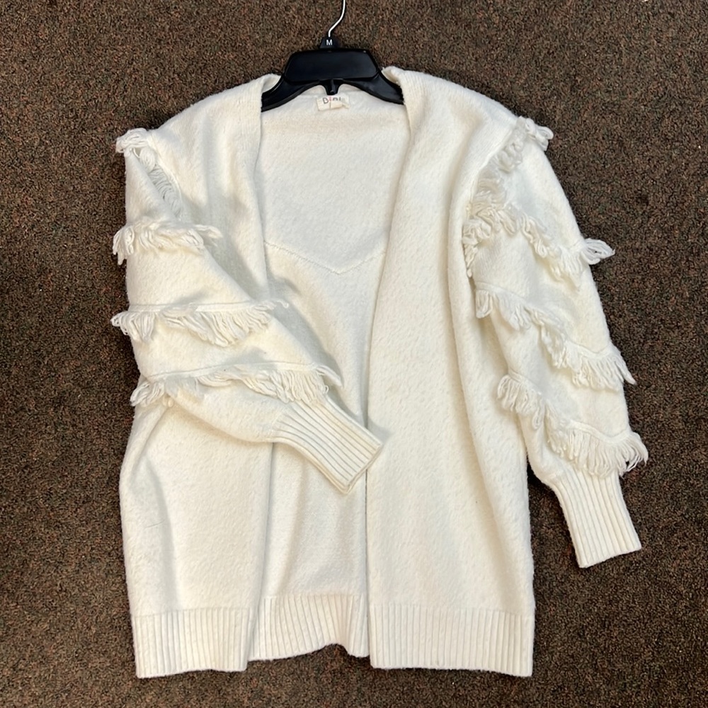 BiBi Cardigan with Fringe